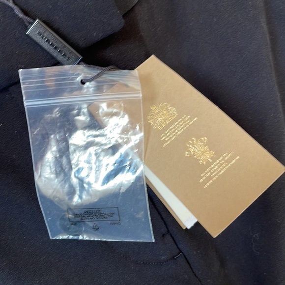 Burberry London England women’s size US 0 (UK 2) black dress pant trouser - Picture 3 of 15